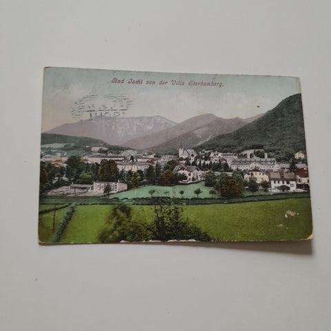 AK Bad Ischl von der Villa Starhemberg.