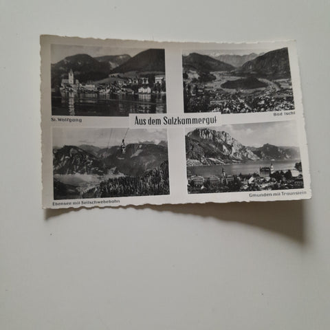 AK Aus dem Salzkammergut. St. Wolfgang. Bad Ischl. Ebensee. Gmunden.