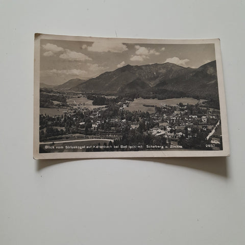 AK Blick vom Siriuskogel auf Kaltenbach bei Bad Ischl.