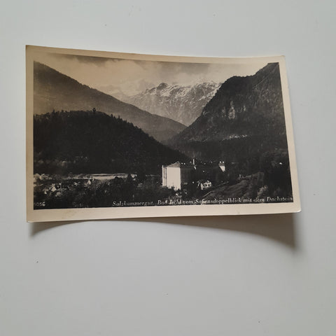 AK Bad Ischl vom Sofiendoppelblick mit dem Dachstein.