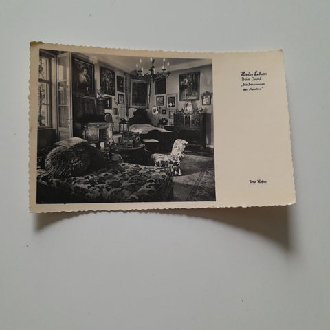 AK Bad Ischl. Haus Lehar. Sterbezimmer des Meisters.