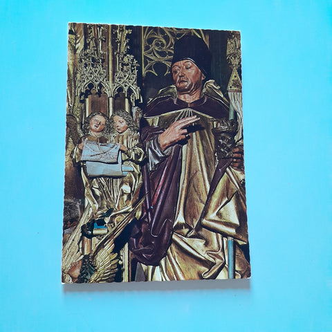 AK St. Wolfgang am See. Pacher-Altar. Der hl. Benedikt.