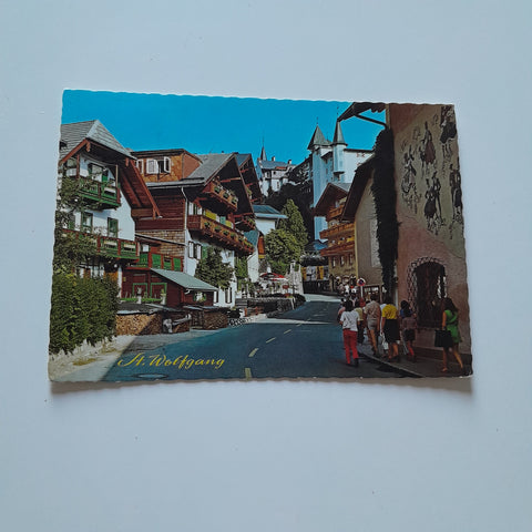 AK Motiv in St. Wolfgang am Wolfgangsee, Schloß Eibenstein.