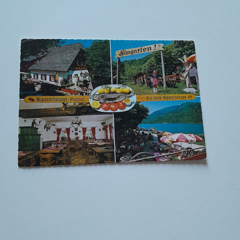 AK Alpenrestaurant Pension Zur Lore am Schwarzensee. St. Wolfgang.