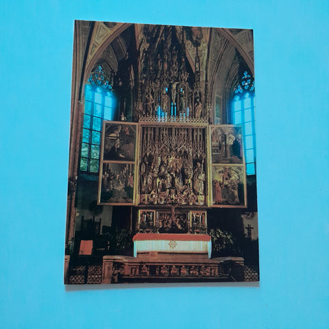 AK St. Wolfgang. Kirche. Pacheraltar.