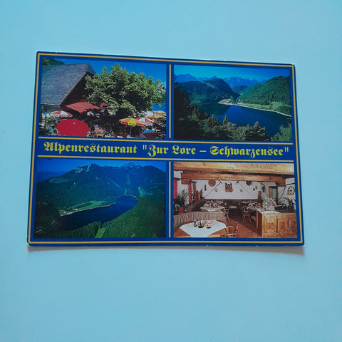 AK St. Wolfgang. Alpenrestaurant Zur Lore Schwarzensee.