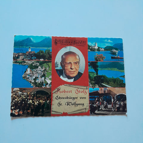 AK Robert Stolz Ehrenbürger von St. Wolfgang.