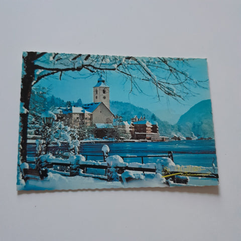 AK St. Wolfgang im Winter.