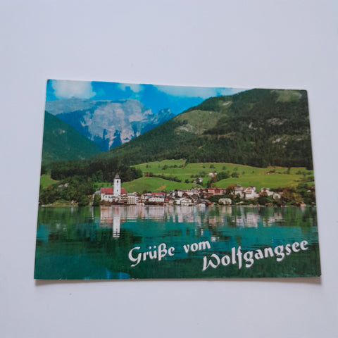 AK Grüße vom Wolfgangsee.