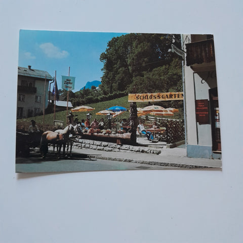 AK St. Wolfgang. Schloßwirt Pächter Horst Lang, Markt 37.
