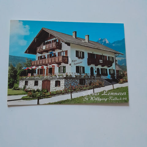 AK St. Wolfgang. Rußbach 64. Haus Lemmerer.