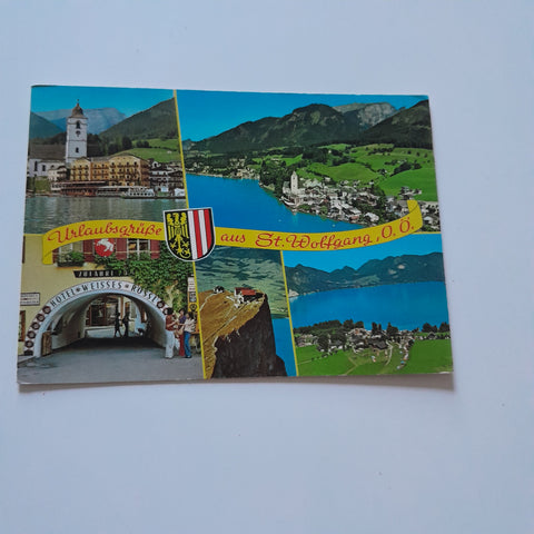 AK Urlaubsgrüße aus St. Wolfgang.