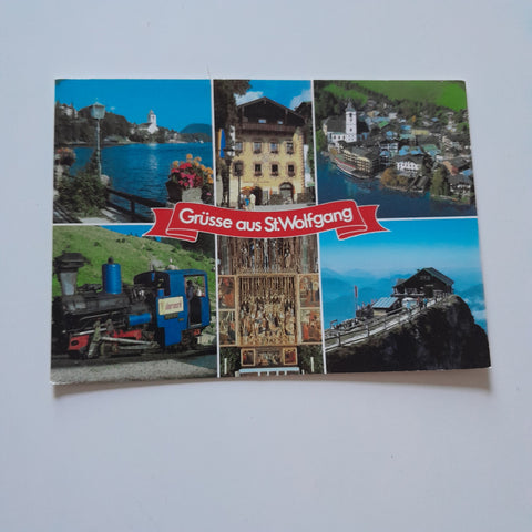 AK Grüsse aus St. Wolfgang.