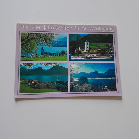 AK Die vier Jahreszeiten in St. Wolfgang.