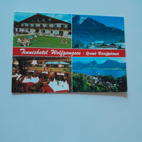 AK St. Wolfgang. Tennishotel Wolfgangsee Familie Hinterberger.