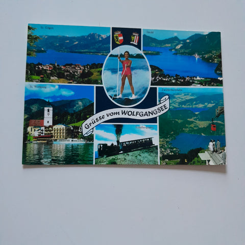 AK Grüße vom Wolfgangsee.