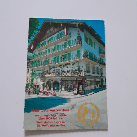 AK St. Wolfgang. Hotel Schwarzes Rössl.