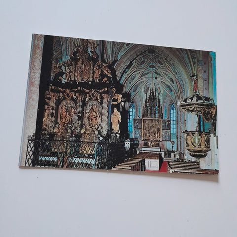 AK St. Wolfgang. Kircheninneres.