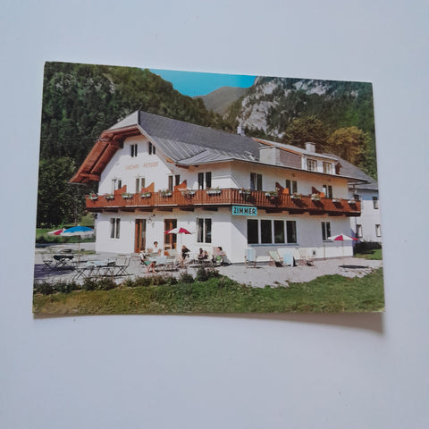 AK St. Wolfgang. Gasthaus Pension Branntweinhäusl. Rußbach 3.
