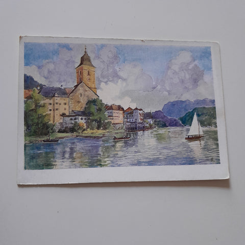 AK St. Wolfgang. (nach einem Aquarell von A. Lebeda)