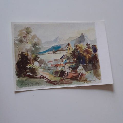 AK St. Wolfgang gegen Rettenkogel u. Sparber.