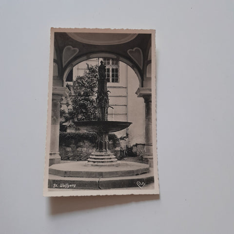 AK St. Wolfgang. Wolfgangbrunnen.
