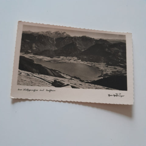 AK Der Wolfgangsee und Dachstein.