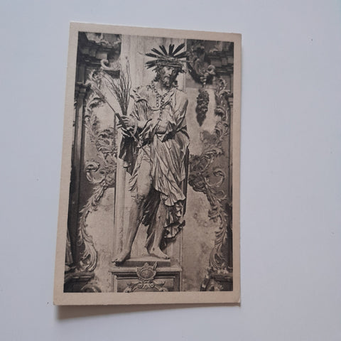 AK St. Wolfgang. Dornengekrönter Christus von Meinrad Guggenbichler.
