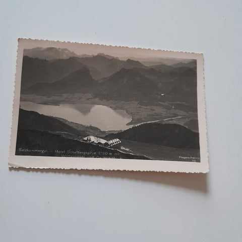 AK Hotel Schafbergspitze mit Wolfgangsee.