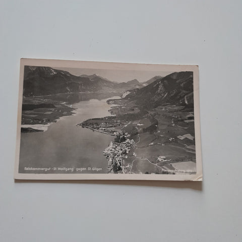 AK St. Wolfgang gegen St. Gilgen.