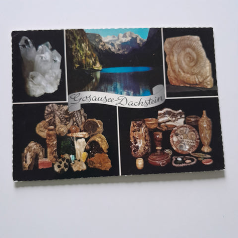 AK Gosausee - Dachstein. Mineralien und Fossilien Schmucksteinschleiferei. G. Gapp.