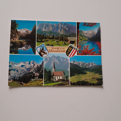 AK Gruss vom Gosausee.