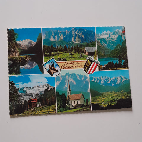 AK Gruss vom Gosausee.