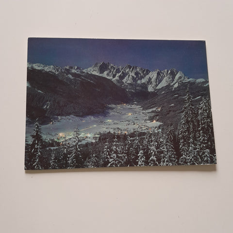 AK Gosau bei Nacht.