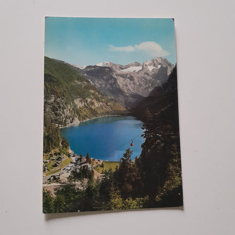 AK Gosausee mit Gosaukammbahn.
