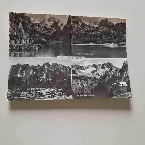 AK Gruss vom Gosausee.