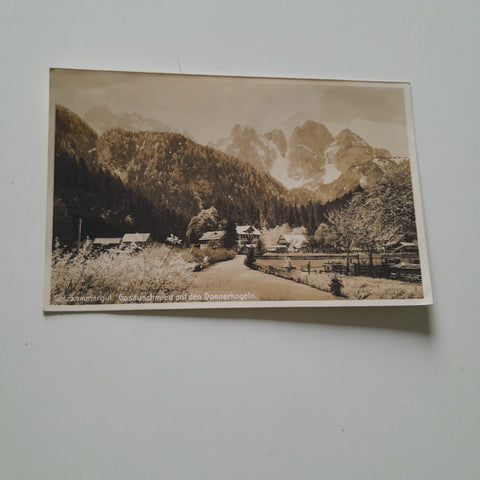 AK Gosauschmied mit den Donnerkogeln. (1927)