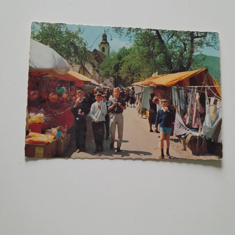 AK Grünau im Almtal. Jahrmarkt.