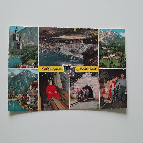 AK Salzbergwerk Hallstatt. Rutschfahrt.