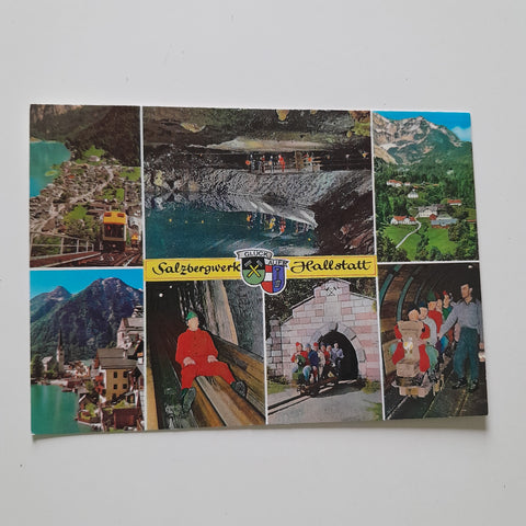 AK Salzbergwerk Hallstatt. Rutschfahrt.