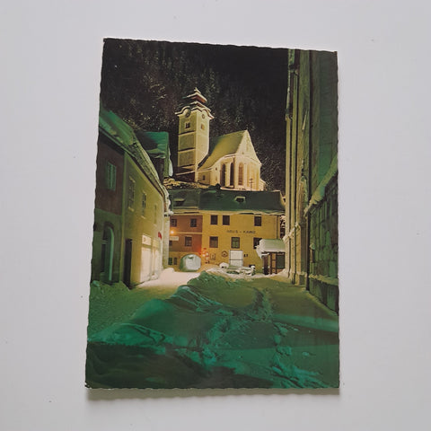 AK Hallstatt. Kath. Pfarrkirche.