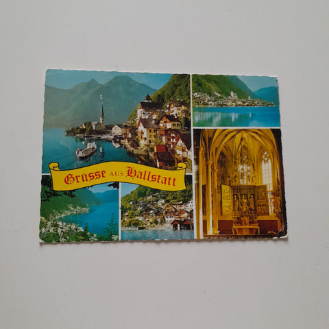 AK Grüsse aus Hallstatt.
