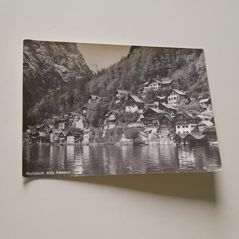 AK Hallstatt. Alte Häuser.
