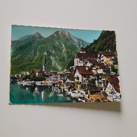 AK Hallstatt mit Hirlatz.