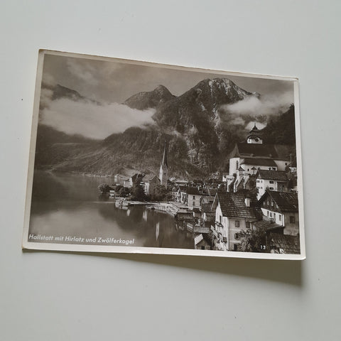 AK Hallstatt mit Hirlatz.