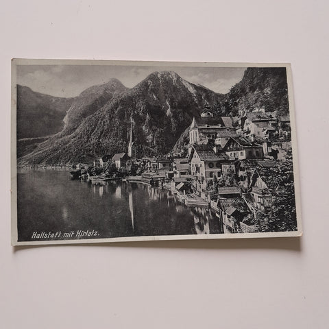 AK Hallstatt mit Hirlatz. (1938)