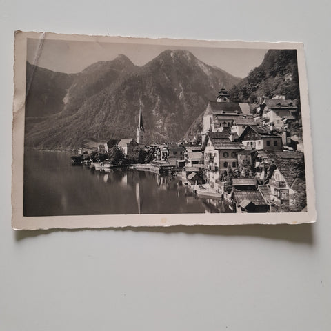 AK Hallstatt mit Hirlatz.
