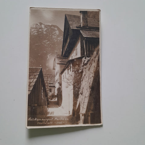AK Partie in Hallstatt. (1924)