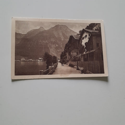 AK Hallstatt gegen die Lahn. (1908)