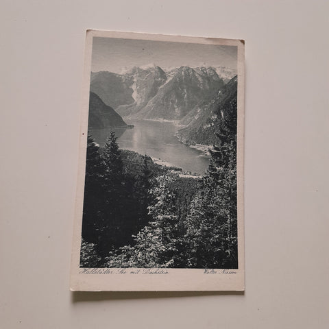 AK Hallstätter See mit Dachstein. (Walter Niessen)